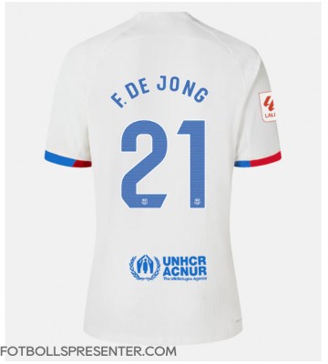 Barcelona Frenkie de Jong #21 Borta Matchtröja 2023-24 Kortärmad